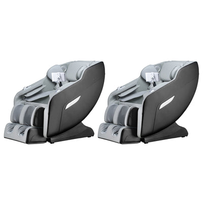 Lifesmart 2D Deluxe Full Body Massage Multilevel Zero-Gravity Lounger, (2 Pack) - VMInnovations