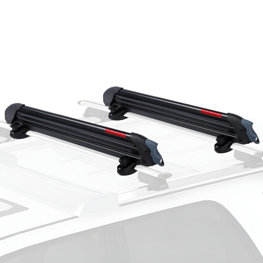 Yakima 6 Ski or 4 Snowboard Universal Mount Travel Roof Rack, Black (Used)