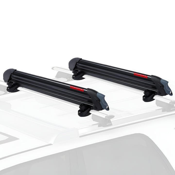 Yakima 6 Ski or 4 Snowboard Universal Mount Travel Roof Rack, Black (Used)