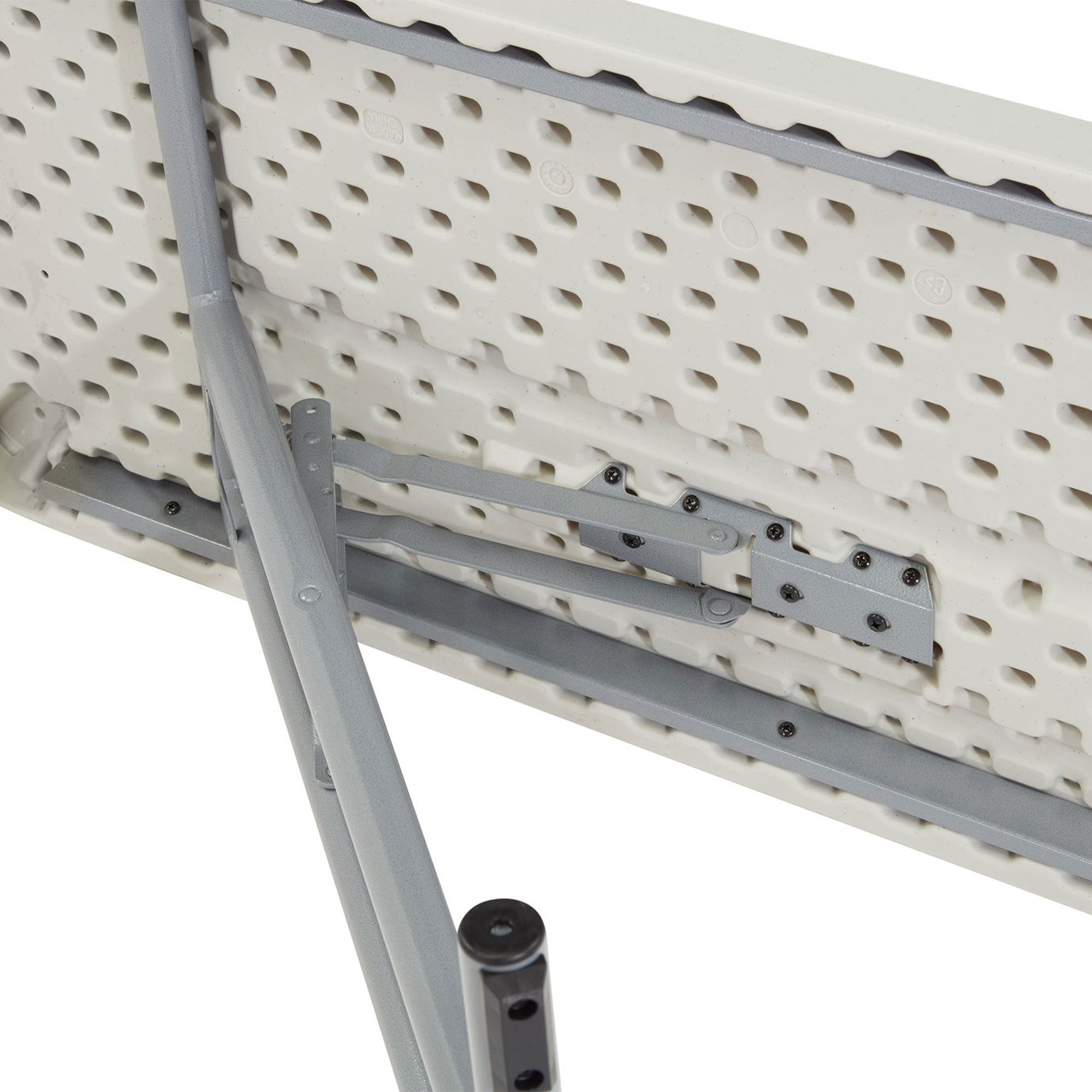 National Public Seating 18 x 72 Inch Seminar Folding Table, Speckled Grey (Used) - VMInnovations