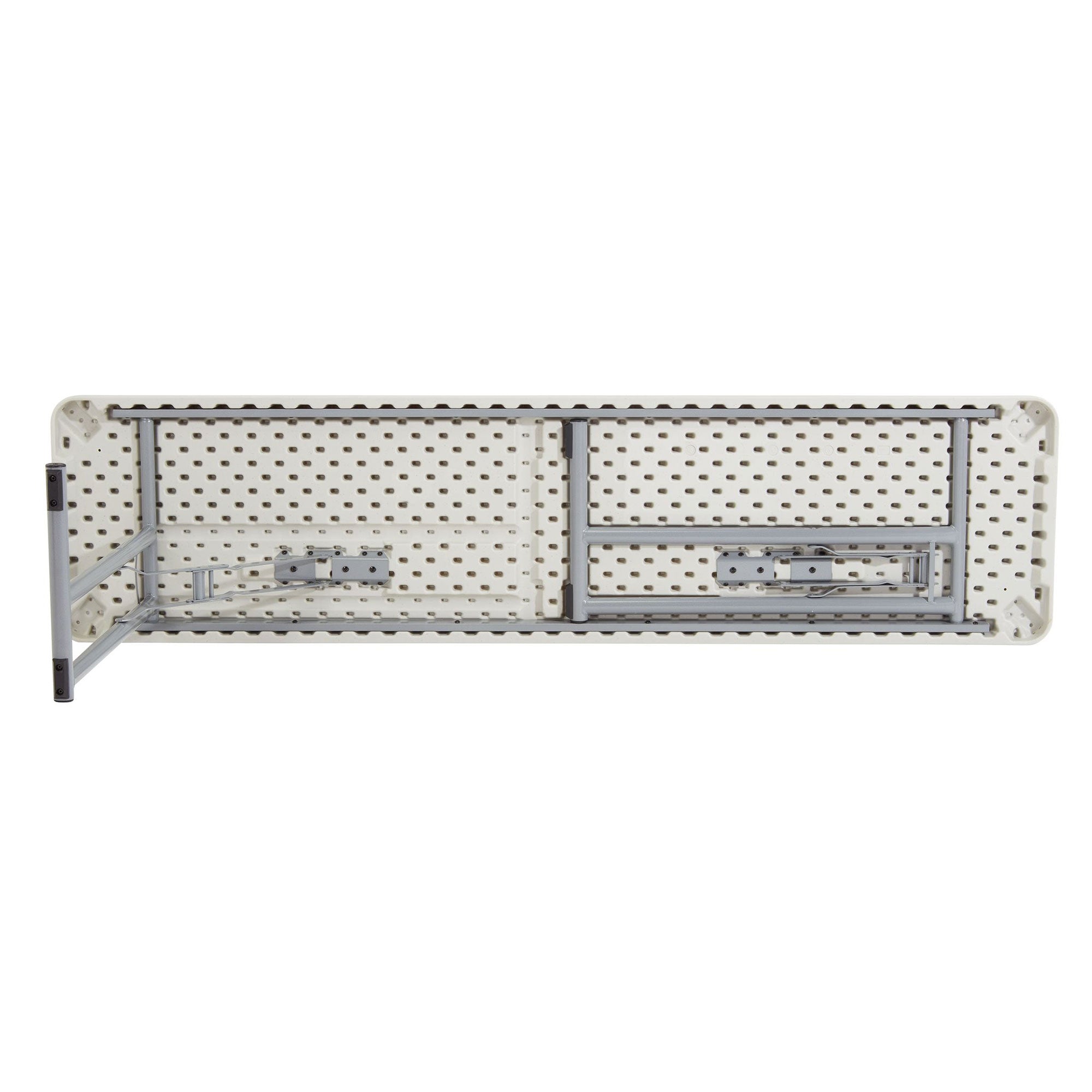 National Public Seating 18 x 72 Inch Seminar Folding Table, Speckled Grey (Used) - VMInnovations