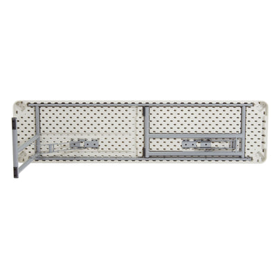 National Public Seating 18 x 72 Inch Seminar Folding Table, Speckled Grey (Used) - VMInnovations