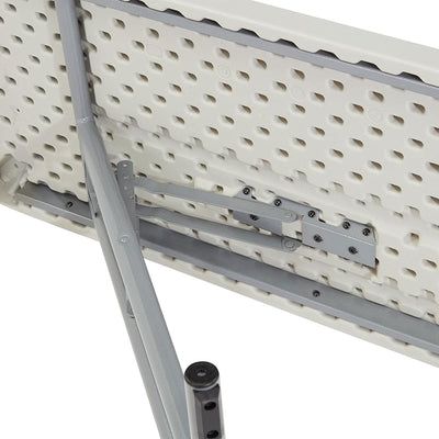 National Public Seating 18"x60" Seminar Folding Table, Speckled Grey(For Parts) - VMInnovations