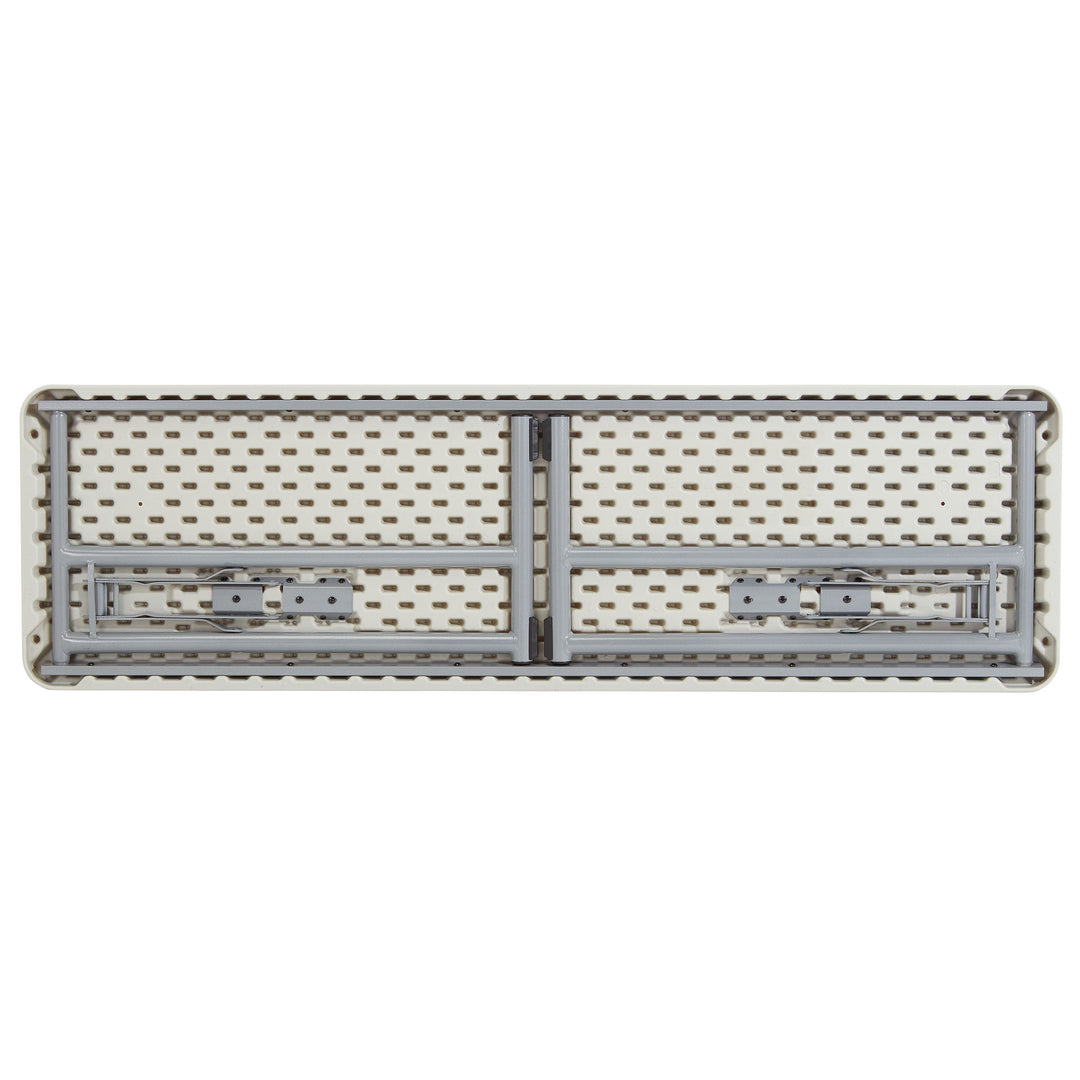 National Public Seating 18"x60" Seminar Folding Table, Speckled Grey (Used) - VMInnovations