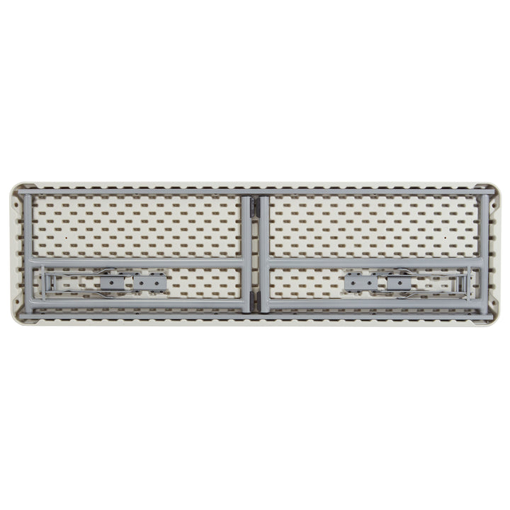 National Public Seating 18"x60" Seminar Folding Table, Speckled Grey (Used) - VMInnovations