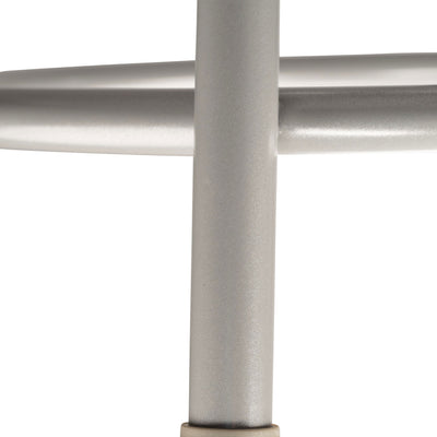 National Public Seating 6400 Series 18" Steel Stool Supports 300lb, Grey (Used) - VMInnovations