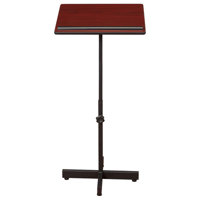 Oklahoma Sound Portable Presentation Series Adjustable Stand, Mahogany (Used) - VMInnovations