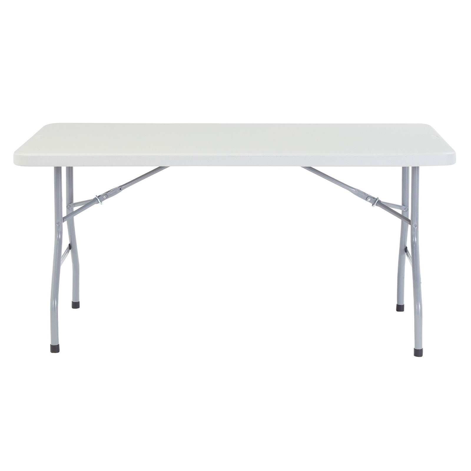 National Public Seating BT3000 30"x60" Folding Table, Speckled Grey (Open Box) - VMInnovations