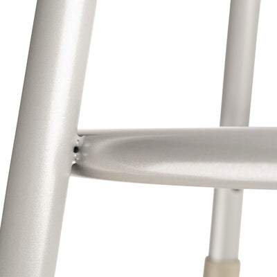 National Public Seating 6200 Series Height Adjustable Steel Frame Stool, Gray