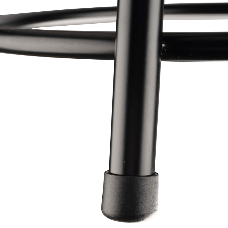 National Public Seating 6200 Series 18" Steel Stool, Black (Open Box)