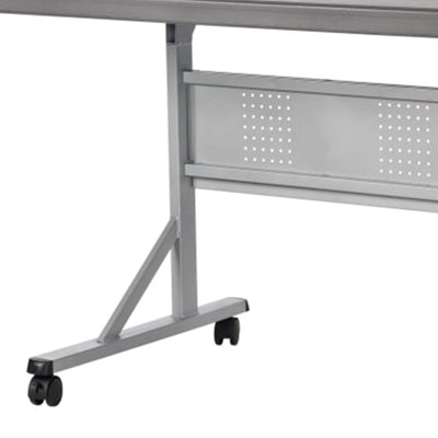 National Public Seating 24'x72' Flip N Store Training Table,Charcoal Slate(Used) - VMInnovations