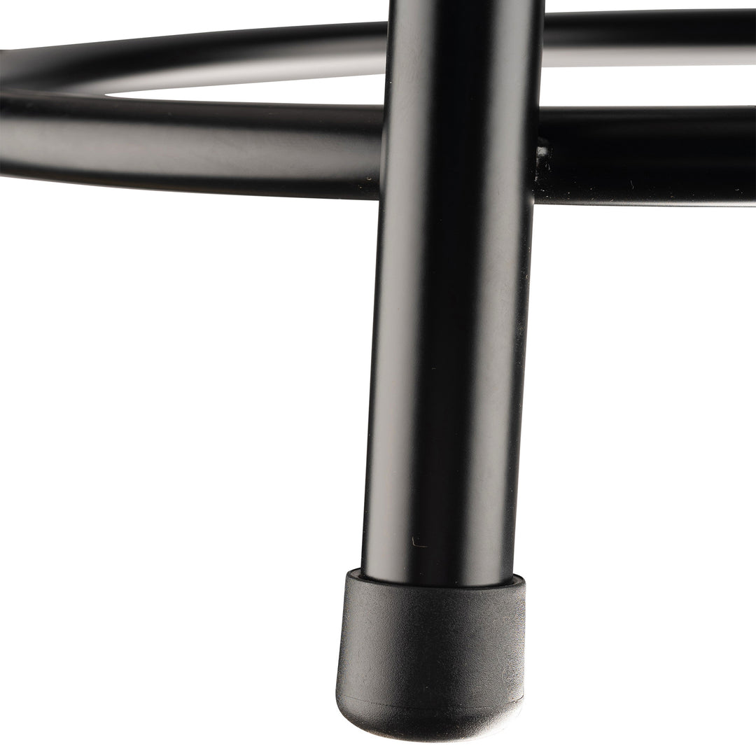 National Public Seating 24.5" Steel Stool Supports 500 Pounds, Black (Used) - VMInnovations