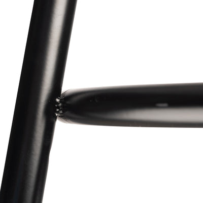 National Public Seating 6400 Series 18" Steel Stool Supports 300lb, Black (Used) - VMInnovations