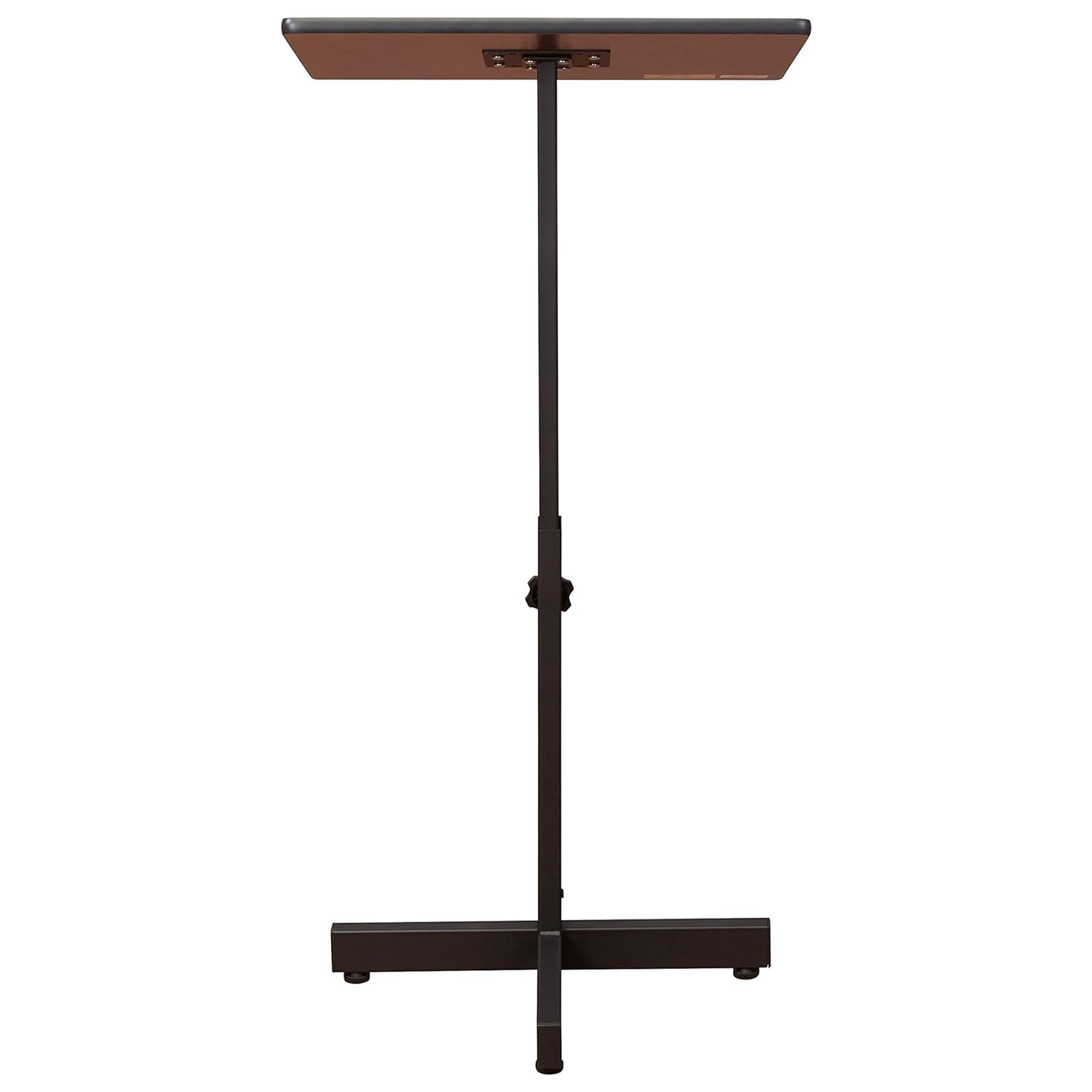 Oklahoma Sound Presentation Series Adjustable Lectern Stand, Medium Oak (Used) - VMInnovations