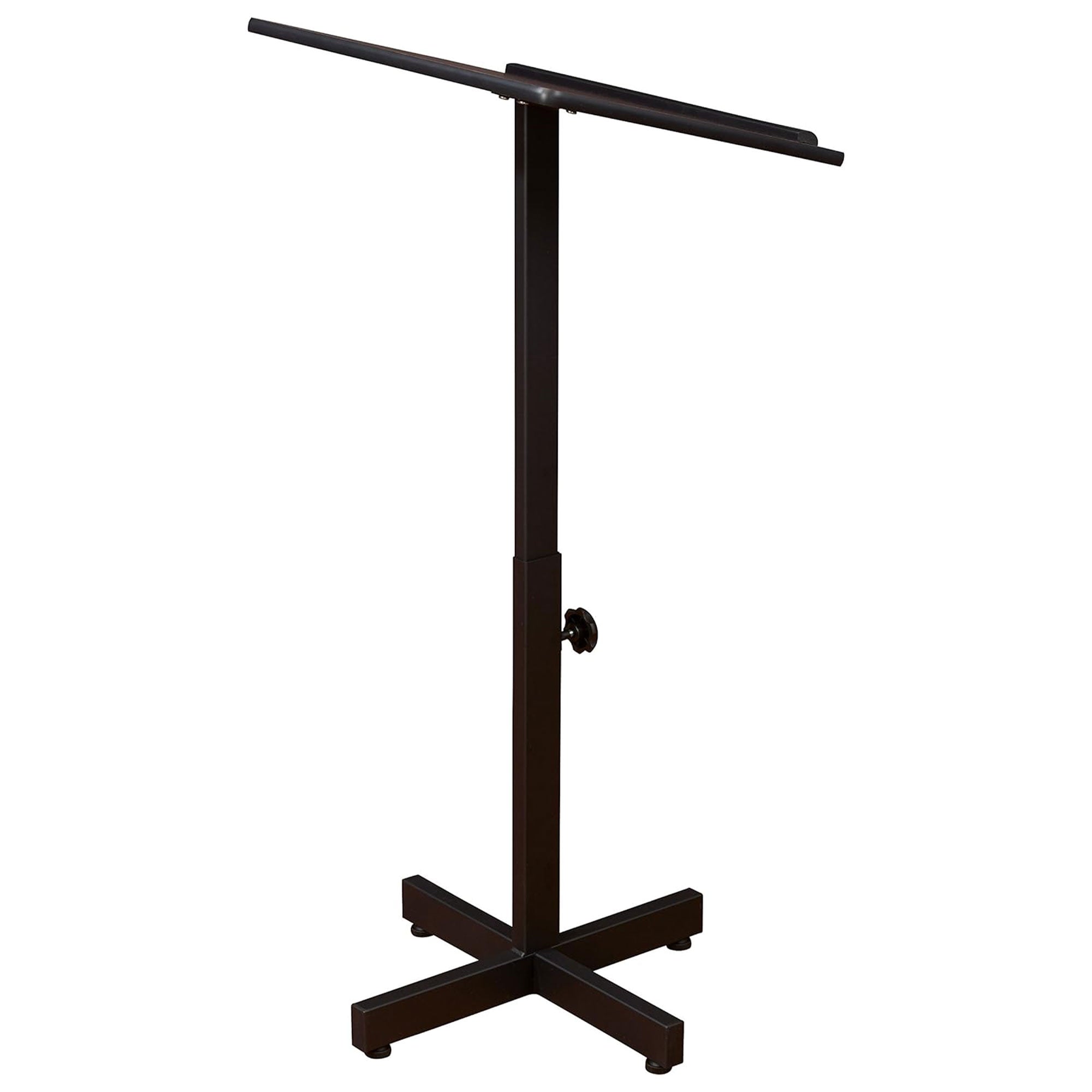 Oklahoma Sound Presentation Series Adjustable Lectern Stand, Medium Oak (Used) - VMInnovations