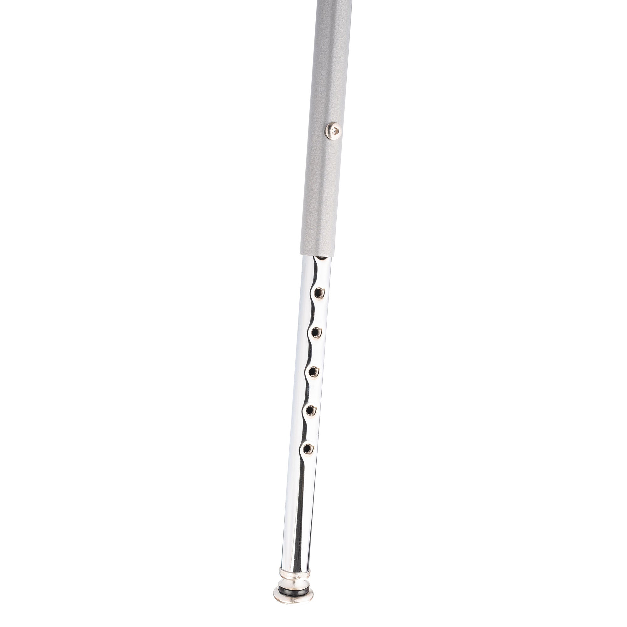 National Public Seating 18" Adjustable Height Steel Stool, Grey (Open Box) - VMInnovations