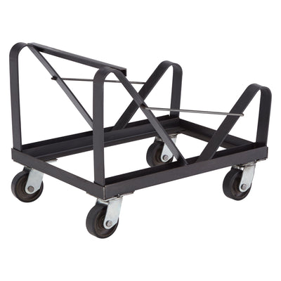 NPS Powder Coated Steel Stackable Chair Dolly for 40 8500 Series Chairs, Black
