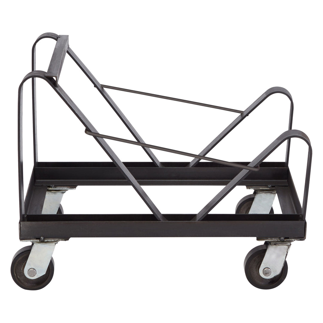 NPS Powder Coated Steel Stackable Chair Dolly for 40 8500 Series Chairs, Black