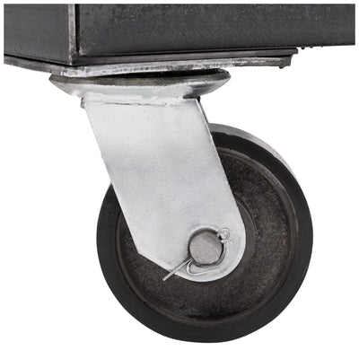 NPS Powder Coated Steel Stackable Chair Dolly for 40 8500 Series Chairs, Black - VMInnovations