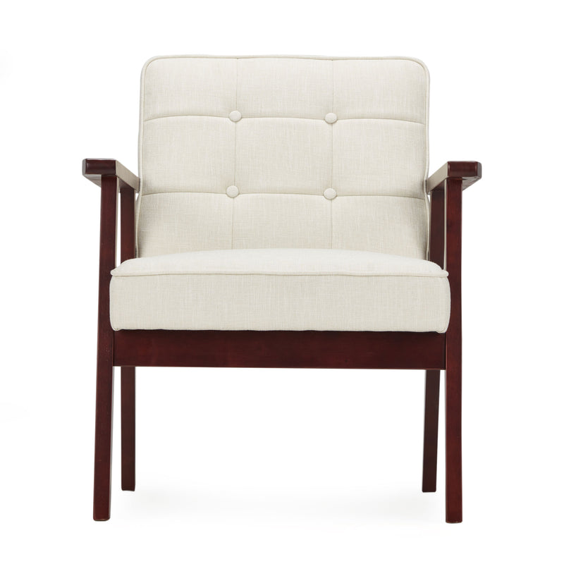 JOMEED Modern Accent Chair with Upholstered Wooden Frame (Used)