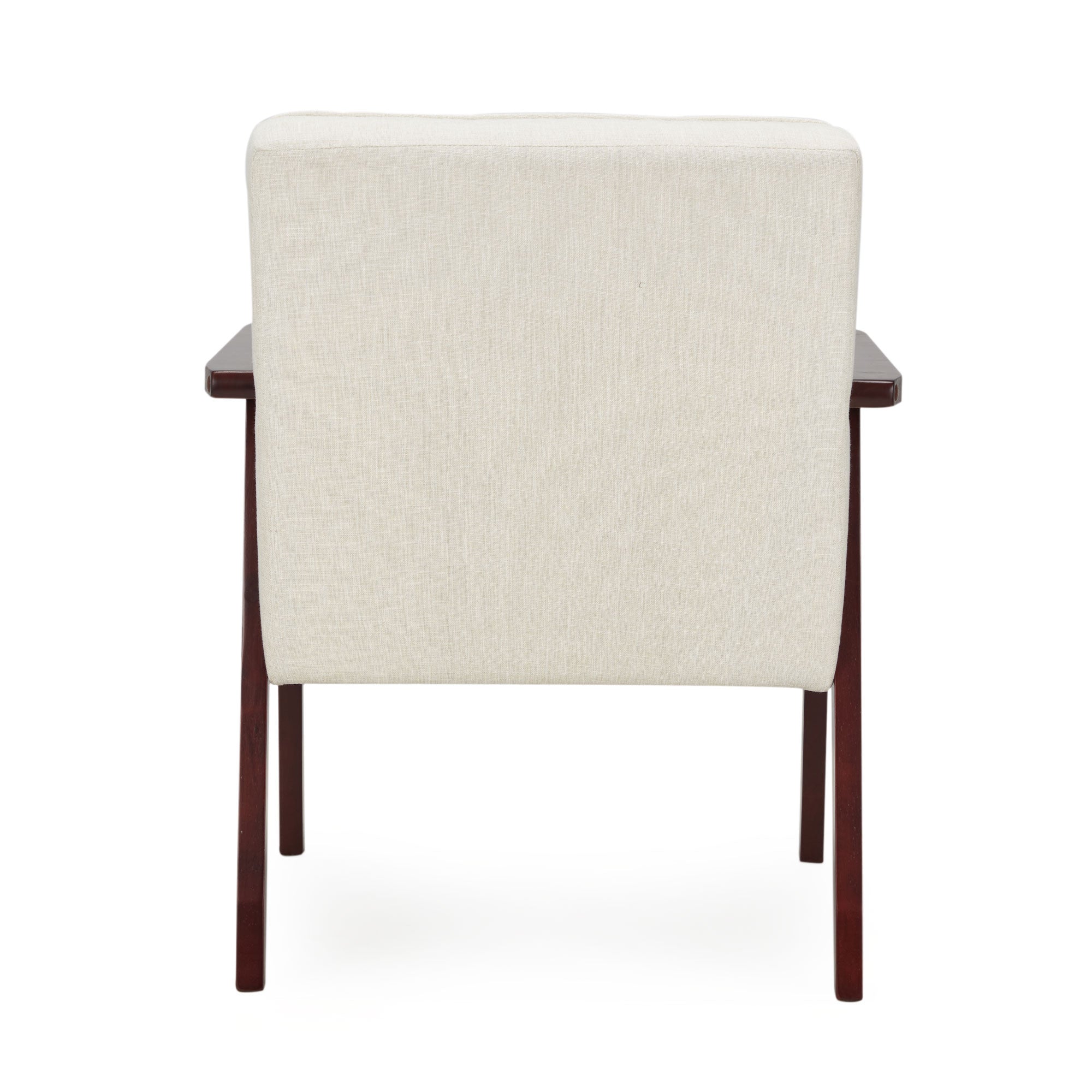 JOMEED Modern Accent Chair with Upholstered Wooden Frame and Fabric Cushion - VMInnovations