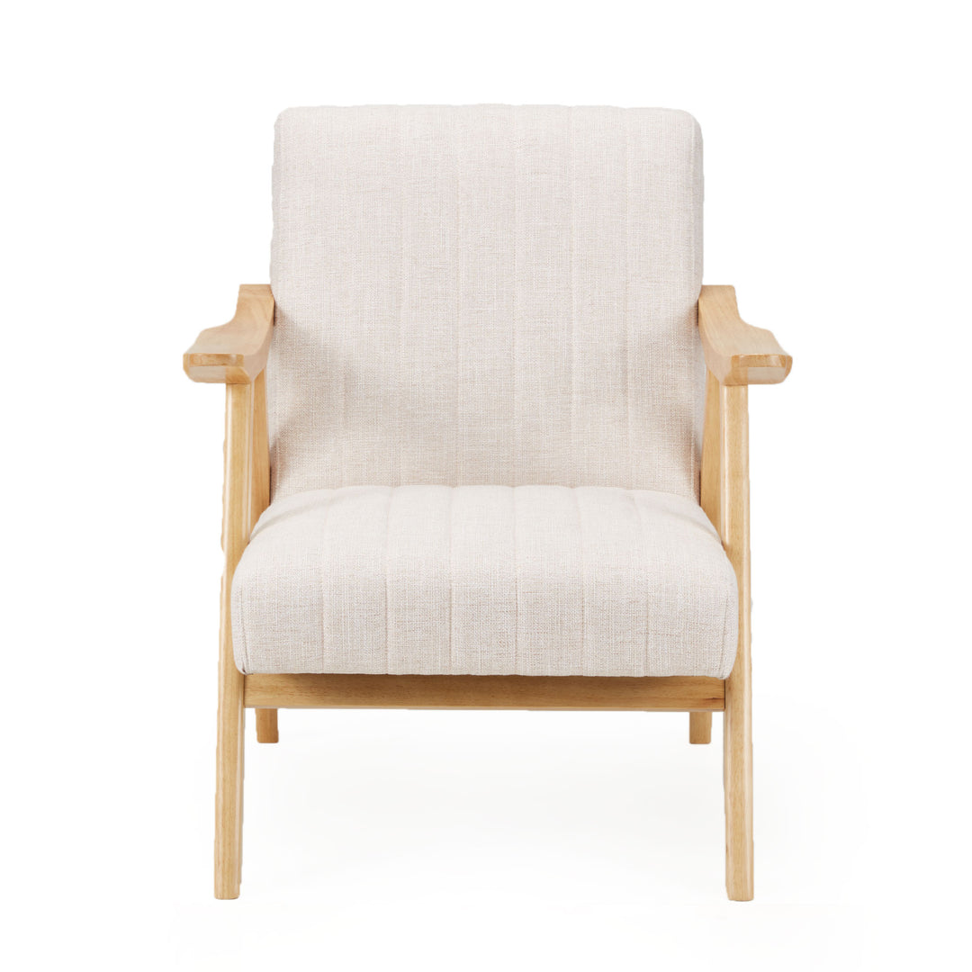 JOMEED Modern Accent Chair w/ Upholstered Wooden Frame and Fabric Cushion (Used)