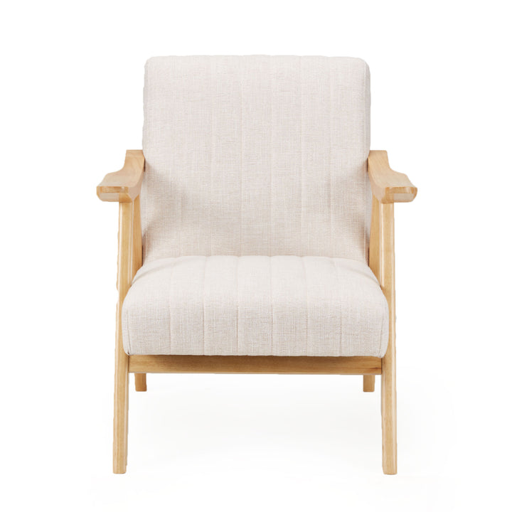JOMEED Modern Accent Chair w/ Upholstered Wooden Frame and Fabric Cushion (Used)