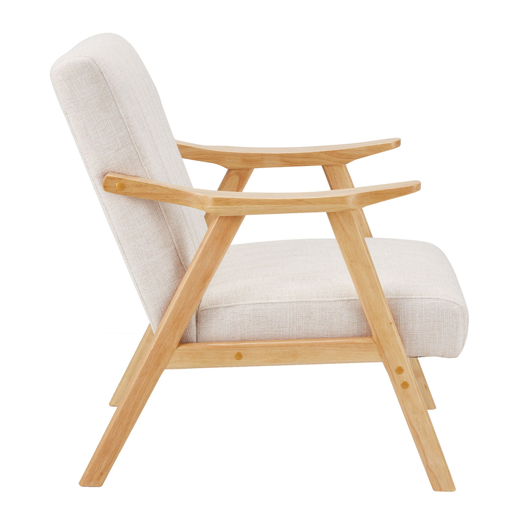 JOMEED Modern Accent Chair w/ Upholstered Wooden Frame and Fabric Cushion (Used)