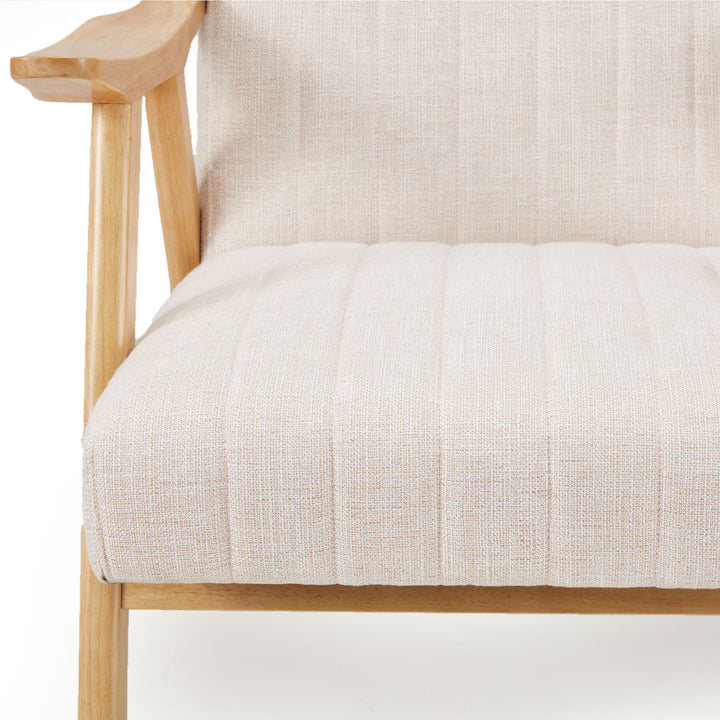 JOMEED Modern Accent Chair w/ Upholstered Wooden Frame and Fabric Cushion (Used) - VMInnovations