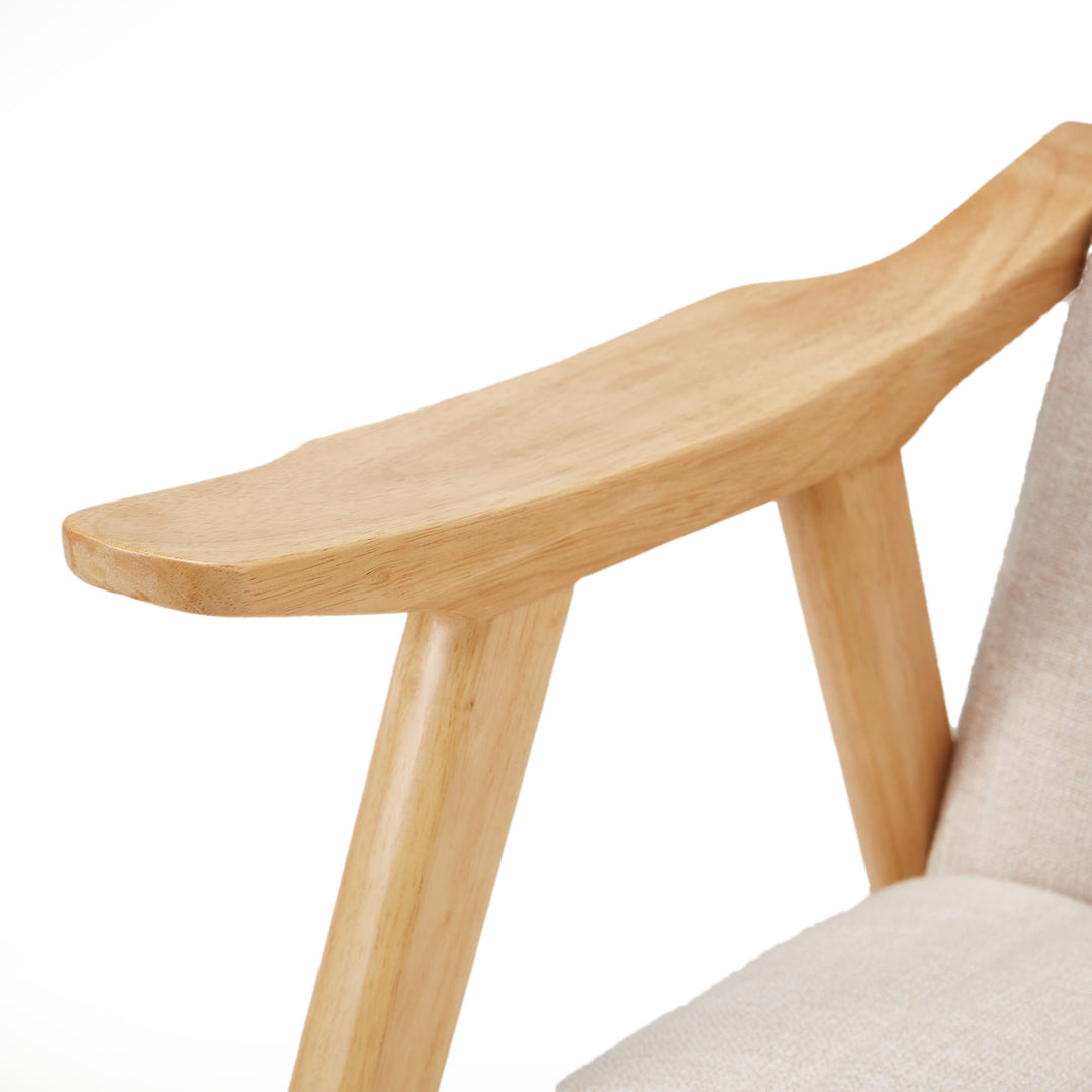 JOMEED Modern Accent Chair w/ Upholstered Wooden Frame and Fabric Cushion (Used) - VMInnovations