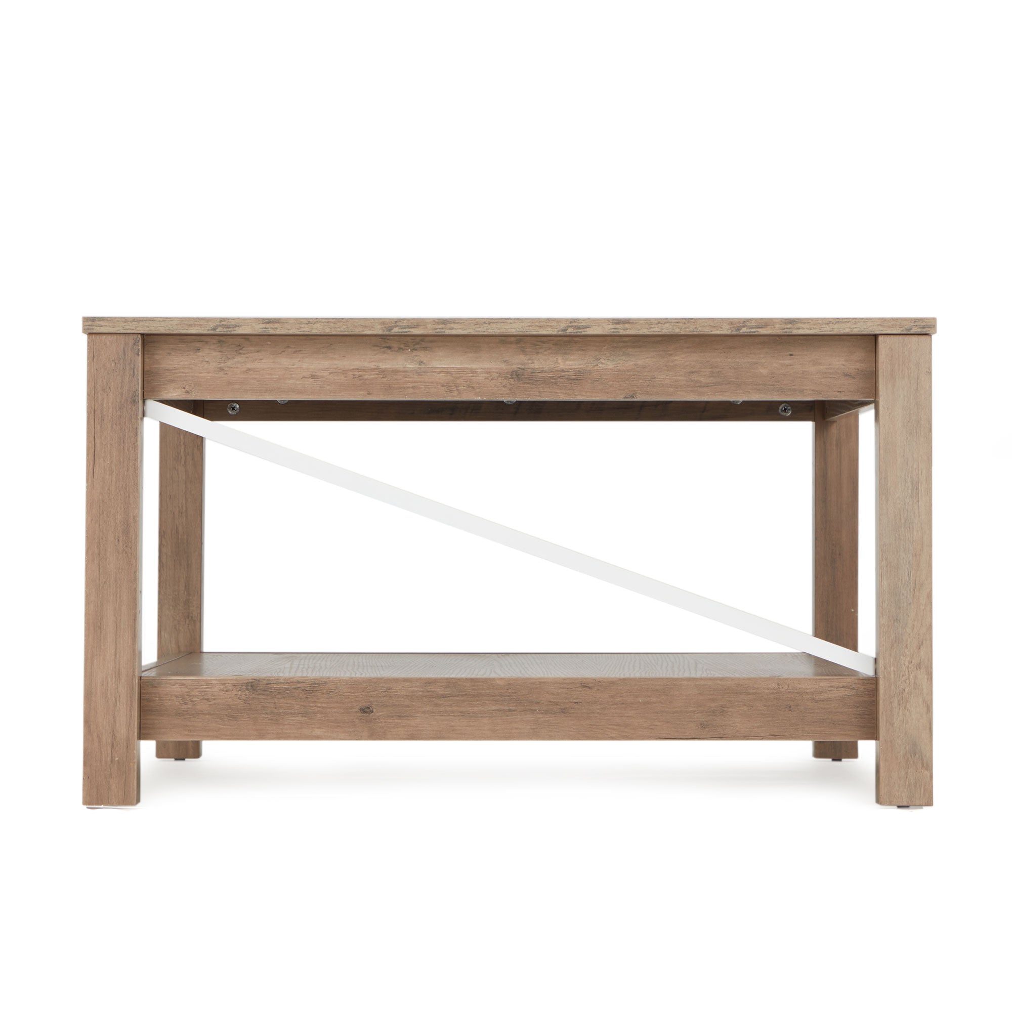 JOMEED 31.5" Square Coffee Table Modern Living Room Furniture, Beige (For Parts) - VMInnovations