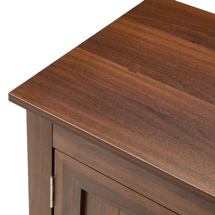 JOMEED TV Console Stand Table Cabinet Media Entertainment Center,Brown(Open Box) - VMInnovations