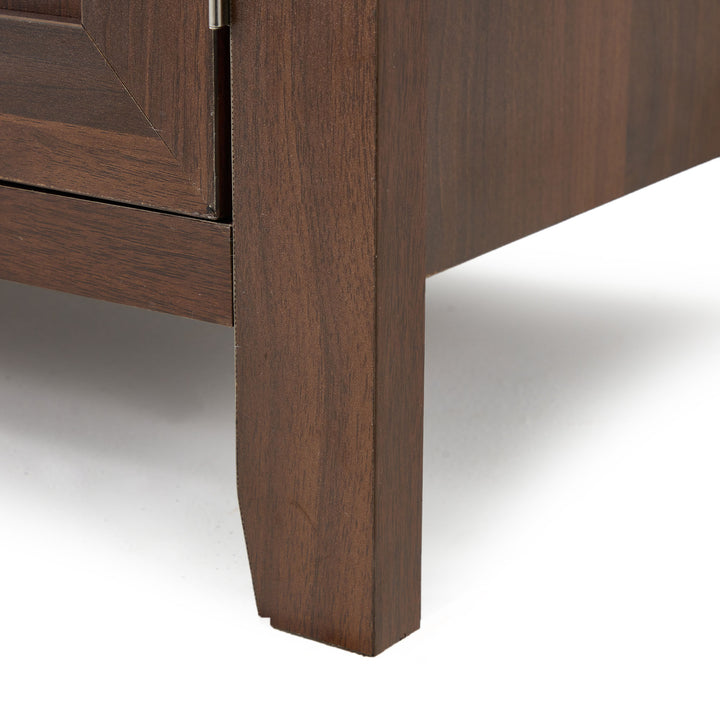 JOMEED TV Console Stand Table Cabinet Media Entertainment Center,Brown(Open Box) - VMInnovations