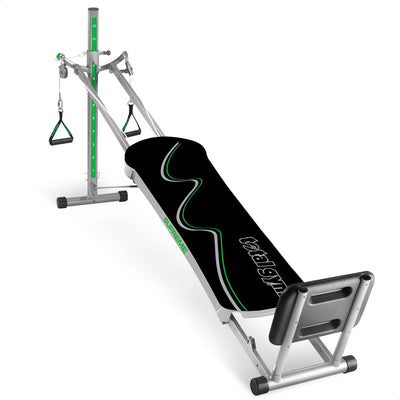 Total Gym Home Gym w/Ab Crunch, Tri Grip Shaper Bars, & Squat Stand (Open Box) - VMInnovations