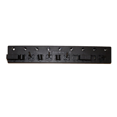 Grillight 1400801 Wall Mounted Grill Utensil & Kitchen Tool Hanger Rack, Black