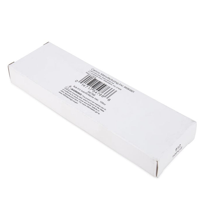 Camco Replacement 912 Interior Light Bulbs for Auto, RV, (10pk) (Open Box)
