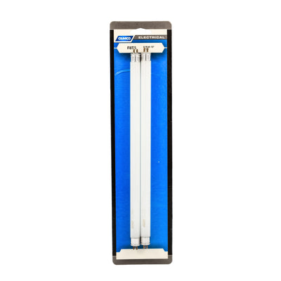 Camco 54880 F8T5/CW Fluorescent 8 Watt 350 Lumen 12 Inch Tubular Bulbs, 2 Pack - VMInnovations