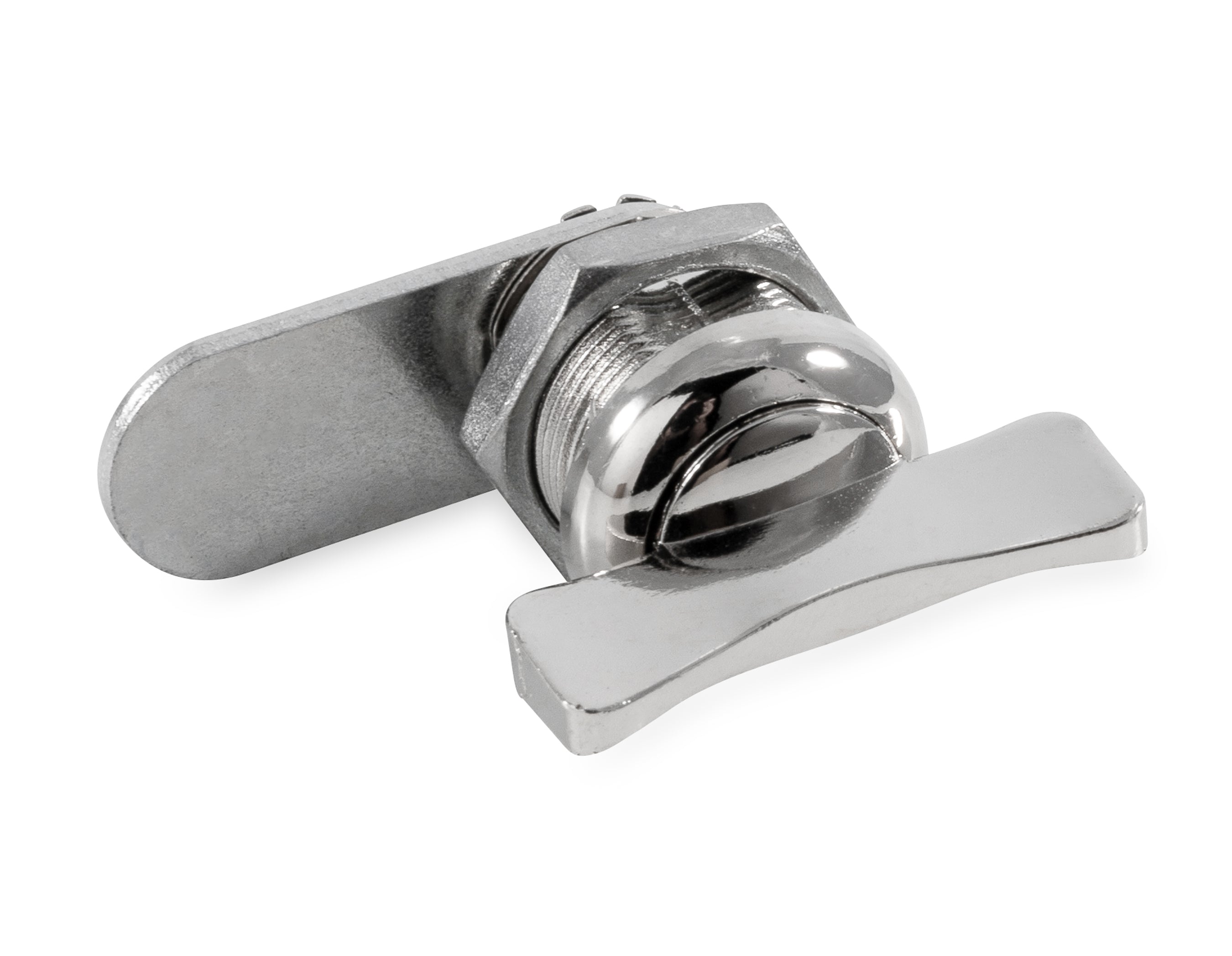 Camco Steel RV Thumb Operated Offset Cam Lock, Fits up to 5/8 Inches Thick(Used) - VMInnovations