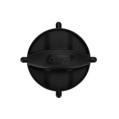 Camco 39753 Plastic RV Sewer Hose Connection Replacement Storage Caps, Black - VMInnovations