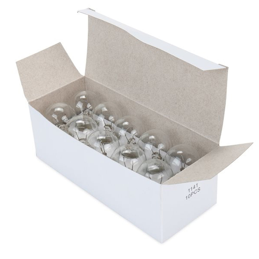 Camco 54788 Replacement 1141 Style Light Bulbs for Auto, (10 Pack) (Open Box)