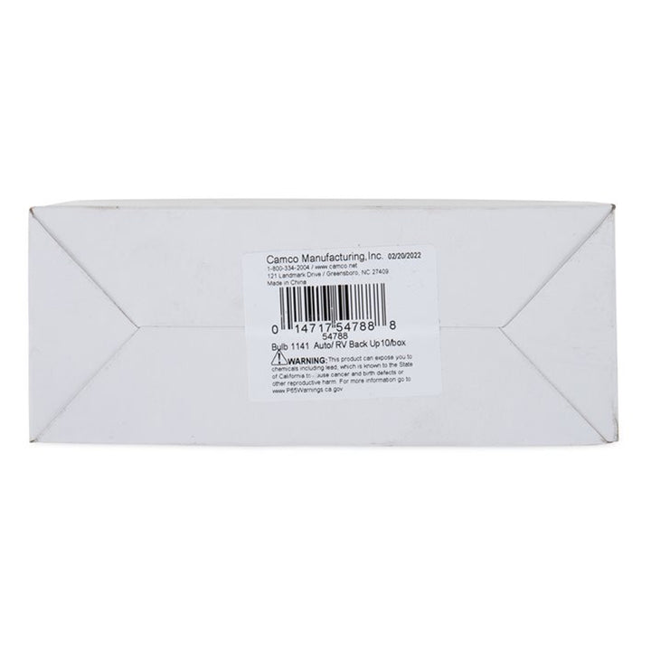 Camco 54788 Replacement 1141 Style Light Bulbs for Auto, (10 Pack) (Open Box)