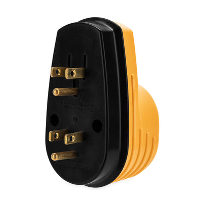 Camco 55225 Power Grip RV 125V Two Plug 15 Amp to Single 30 Amp Adapter (Used) - VMInnovations