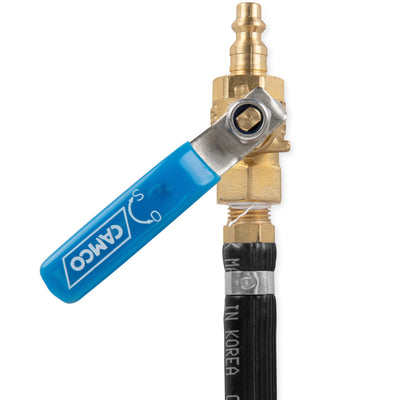 Camco 36170 RV Fresh Water Blow Out Hose Kit with Ball Valve and Brass Fittings - VMInnovations