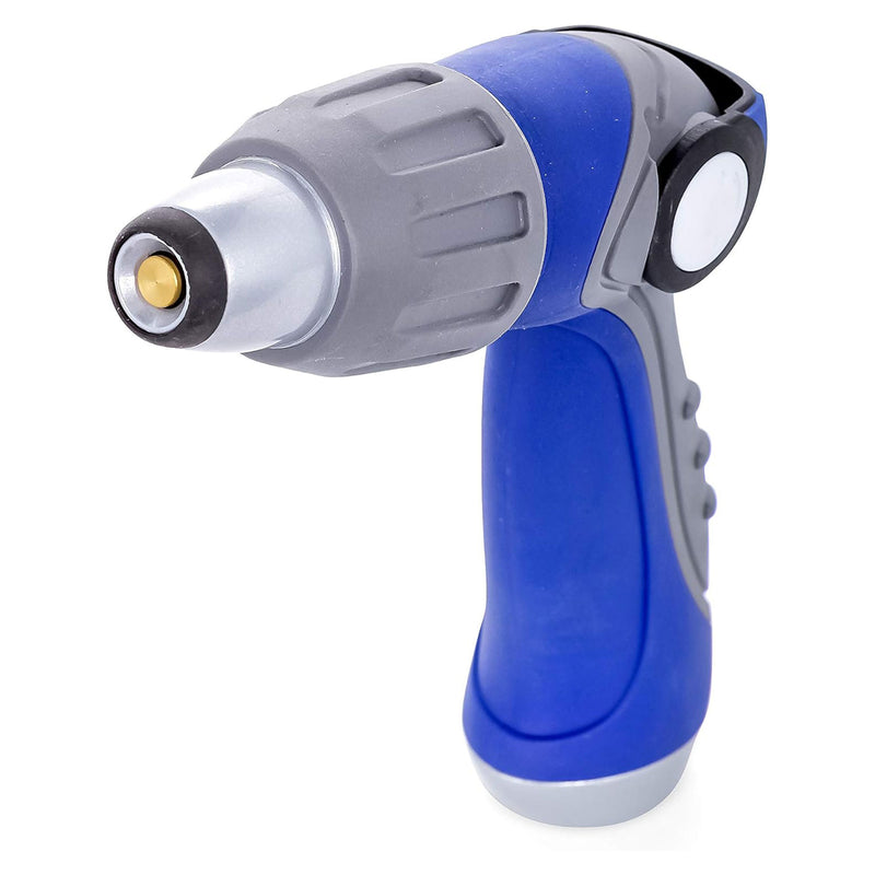 Camco Thumb Lever Flow Control Spray Nozzle w/Adjustable Patterns,Blue(Open Box)