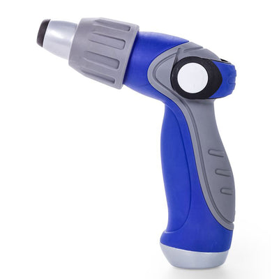 Camco Thumb Lever Flow Control Spray Nozzle w/Adjustable Patterns,Blue(Open Box)