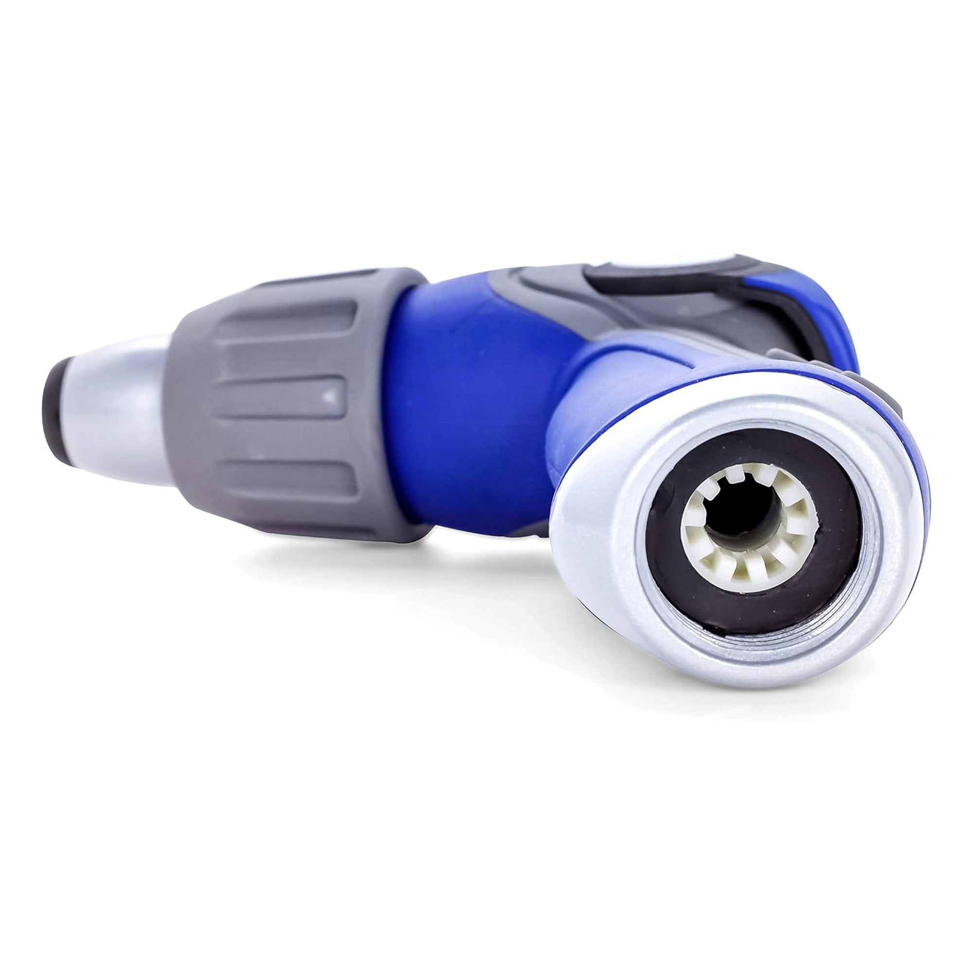 Camco 41986 Thumb Lever Flow Control Spray Nozzle with Adjustable Patterns, Blue - VMInnovations