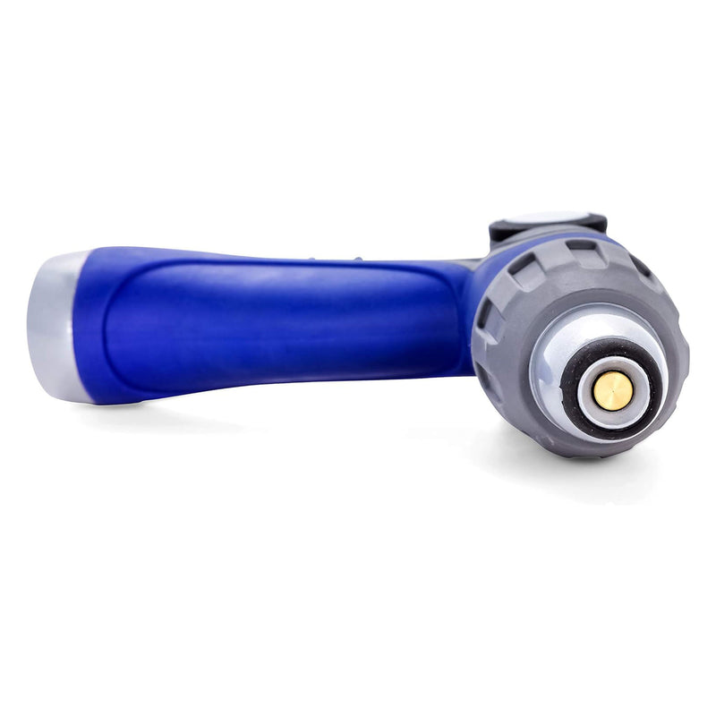 Camco 41986 Thumb Lever Flow Control Spray Nozzle with Adjustable Patterns, Blue