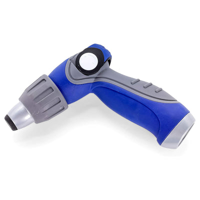 Camco Thumb Lever Flow Control Spray Nozzle w/Adjustable Patterns,Blue(Open Box)