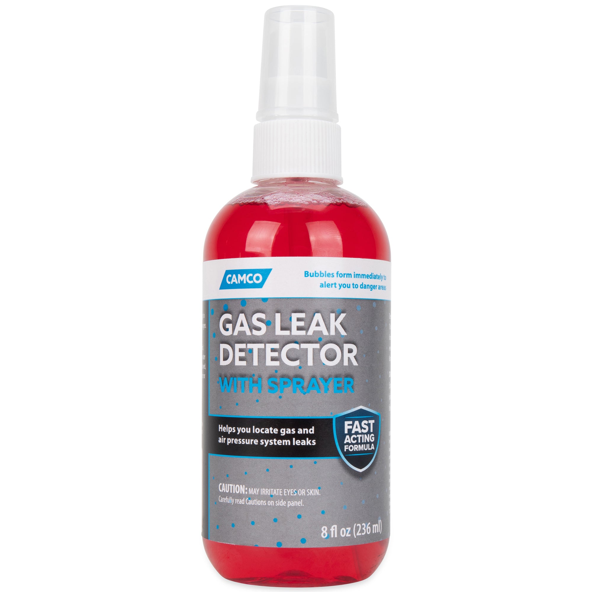 Camco RV Gas Leak Detector with Sprayer for Propane Gas Lines, 8 Ounce Bottle - VMInnovations