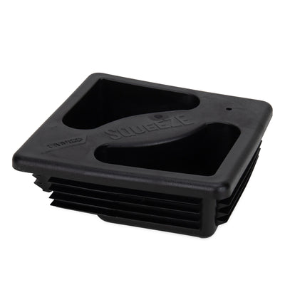 Camco 40310 Plastic Magnetic Vented RV Bumper Cap Set with Insect Screen, Black - VMInnovations